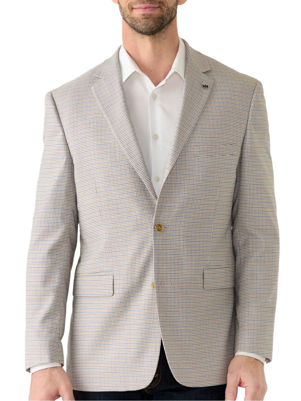 Crown & Ivy Men's Houndstooth Blazer